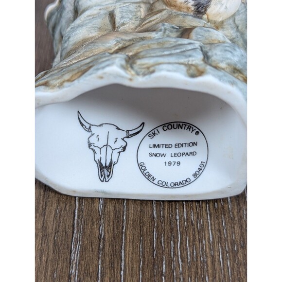 VTG Ski Country 1979 Golden Colorado Snow Leopard Empty Mini Decanter - Picture 6 of 9